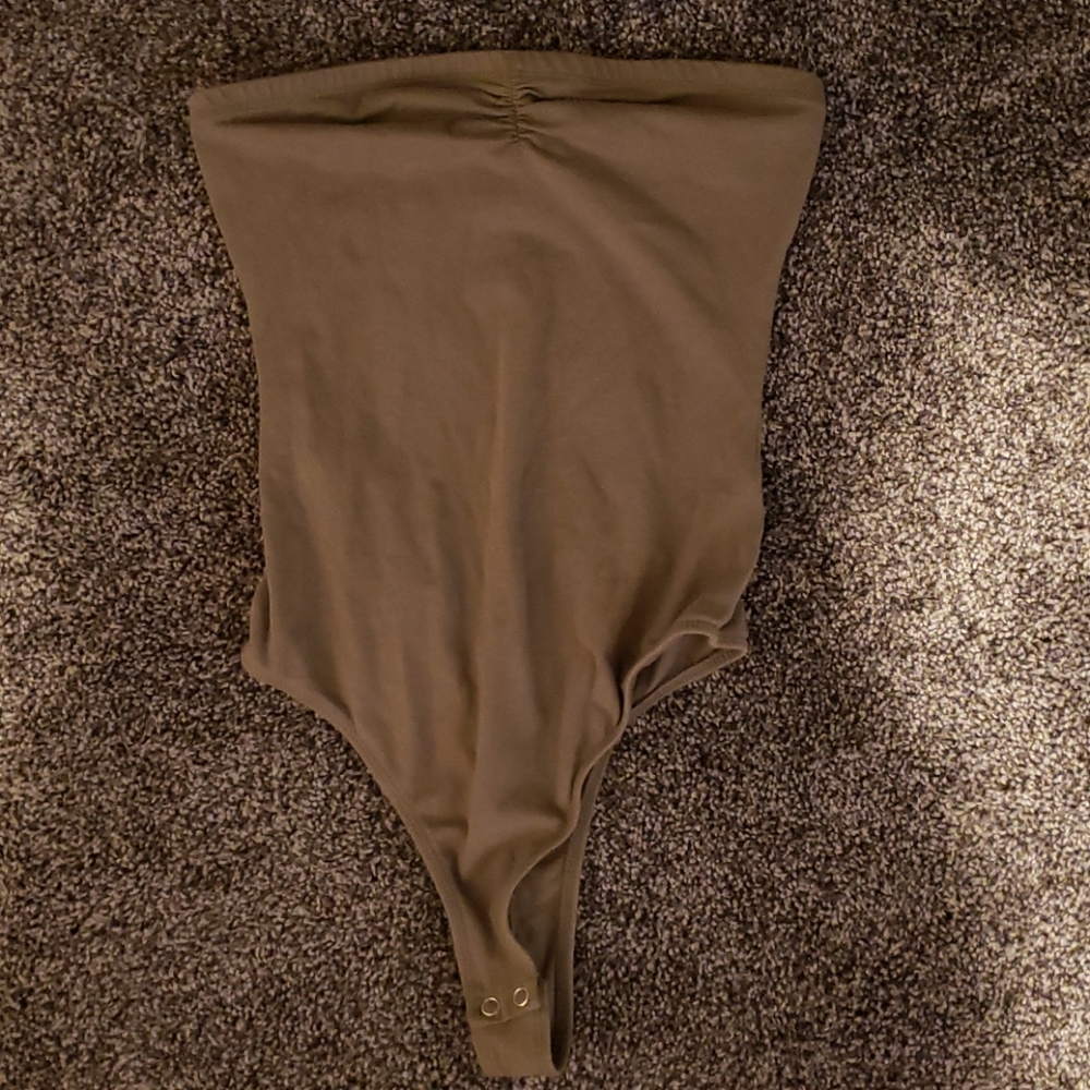 Forever 21 strapless bodysuit